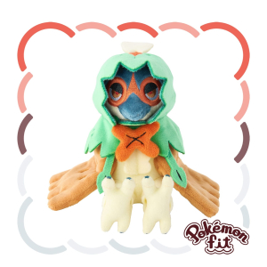 Officiële Pokemon center Pokemon fit knuffel Decidueye 14cm 
